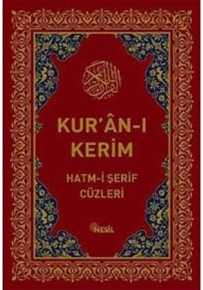 Kur'an-Kerim Hatm-i Şerif Cüzleri (Kutulu)- Nesil Yayınları