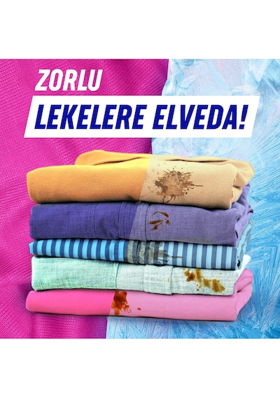 Vanish Oxi Action Deterjan Güçlendirici ve Leke Çıkarıcı Sıvı Renkliler 1 L + Toz Kristal Beyaz 480 Gr