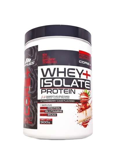 Mustang Nutrition Core+ Series Isolate Whey Protein Tozu 900 Gr 30 Servis Çilekli Pasta + Shaker + Protein Kahve Hediyeli Çilek Aromalı