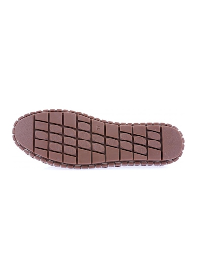 Dgn 603-23y Kadin Dikiş Detayli Loafer Ayakkabi 603-2109-R1755 Taba