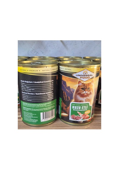 Parça Kuzu Etli Tam Yaş Mama Natural Premıum 2x400 Gr Yetişkin Kedi