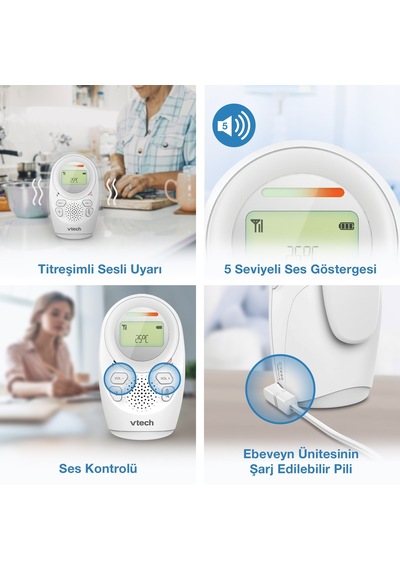 Vtech Gece Lambası Ve Projeksiyonlu Sesli Bebek Monitörü - Dm1212