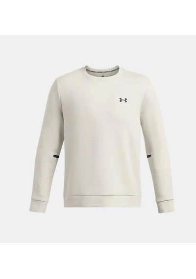 Under Armour Ua Unstoppable Fleece Erkek Sweatshirt 1389351-110 Beyaz