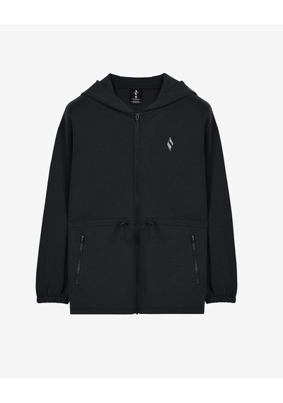 Skechers W Full Zip Soft Touch Sweatshirt Kadın Siyah S2620194-3817