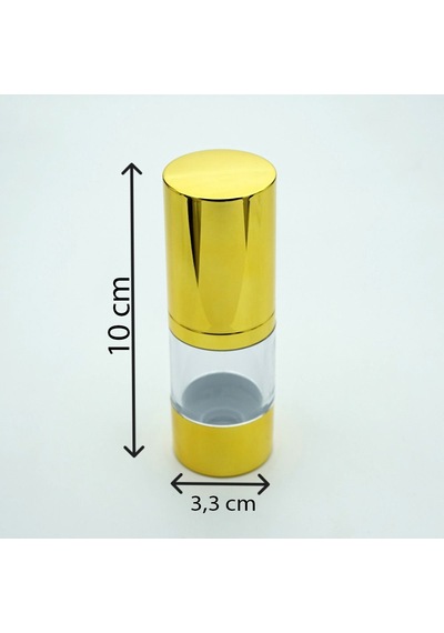 Losyon Ve Krem Şişesi 15 Ml 2 Adet Airless Şişe