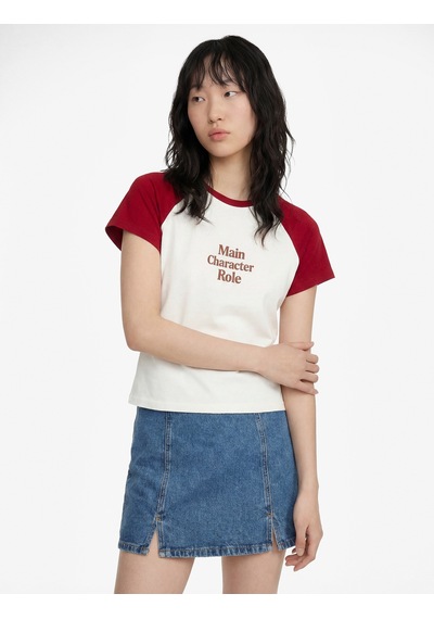 Koton Yırtmaç Detaylı Pamuklu Mini Denim Şort Etek Orta İndigo 6sal40045md