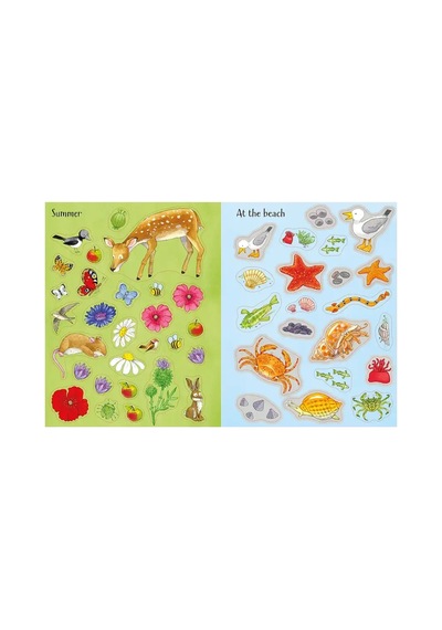 Usborne - Fyt Poppy And Sams Nature Sticker Book