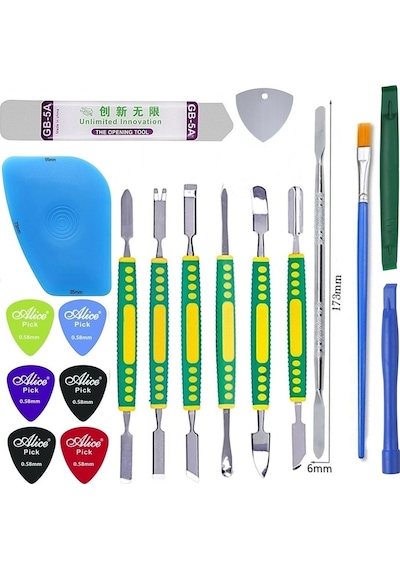 Çok Amaçlı Bilgisayar Tv Notebook Laptop Tablet Telefon Pc Metal Sökme Çubuk Spatula Pena Tamir Onarım Seti66