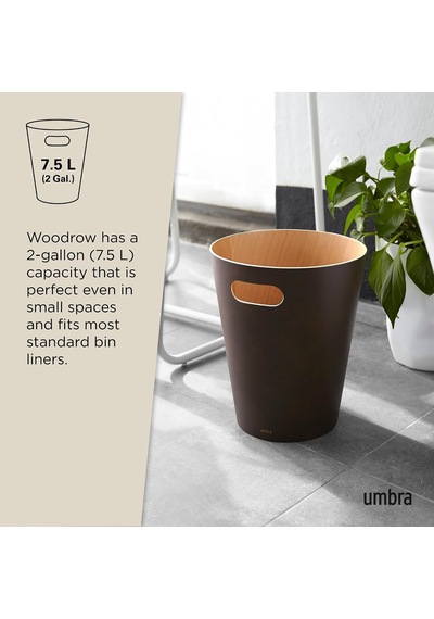 082780-045 Teneke Kutular Woodrow Çöp Kovası, Tutamaklı Belirtilmemiş