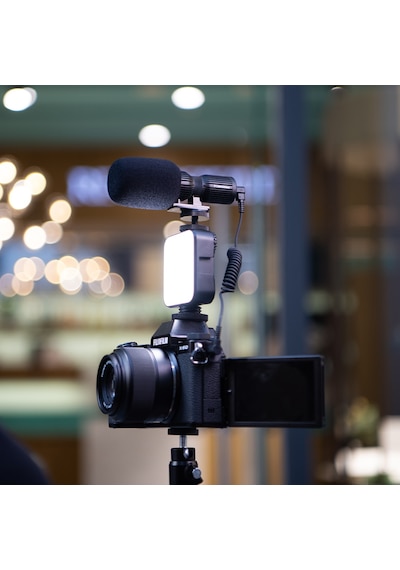 Thronmax C1P Profesyonel Vlogger Video Işıklı Akış Mikrofon Seti
