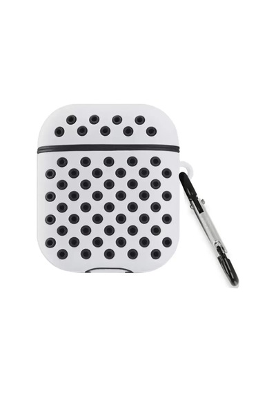 Newface Apple Airpods Uyumlu, 2 2.nesil Spor Delikli Kılıf - Gri-siyah