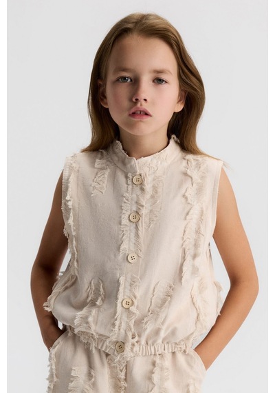 Xo Kids Kız Çocuk Ceket 8-14 Yaş 31356 KREM