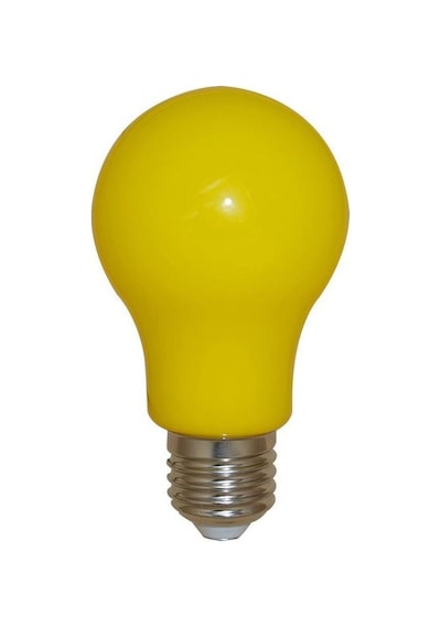 1 Adet 10 Watt Sarı Işık E27 Duy Led Ampul, Sarı Işık 10 Watt Tasarruflu Led Ampul, 10 Watt