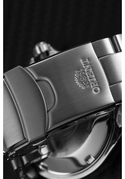 Orient Ra-aa0004e39b Kurmalı Otomatik Çelik Gri Yeşil Kadran 20 Atm 42 Mm Erkek Kol Saati Gri