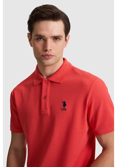 U.S. Polo Assn. U.s. Polo Assn. Erkek Kırmızı Tişört Basic 50322314-vr213 Rısk Red