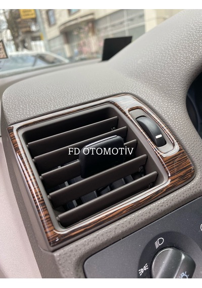 Volvo S40 ( Koyu Meşe Full Set ) Konsol Maun Kaplama