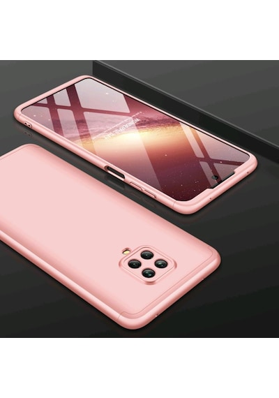 Redmi Note 9 Pro Kilif Zore Kamera Korumali Tam Koruma Ays 232687707 - Kampanya-Renk / Nano Ekran Koruyucu(+25)-Siyah-Mavi