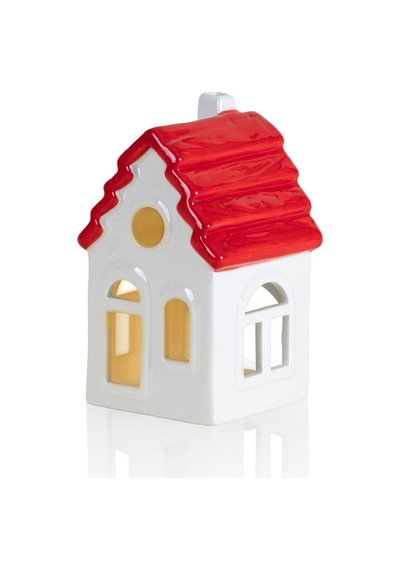 The Mia Dekoratif Tealight Yılbaşı Evi 9x8x15 Cm 1 Adet