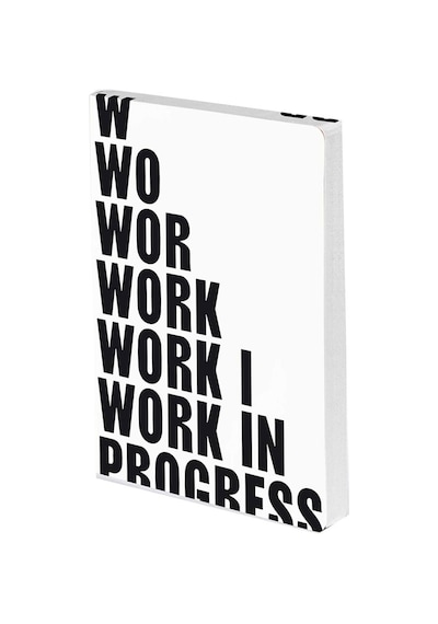 Nuuna Gri Noktalı A5 Defter Work İn Progress 55430