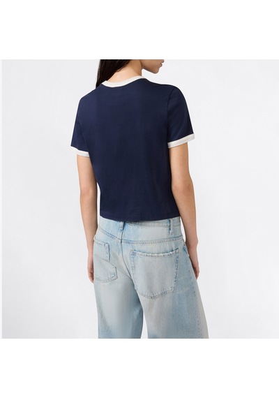 Champion Crewneck Croptop Kadın Lacivert T-shirt 118533 2800284