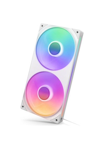 F240 Rgb Core Tek Çerçeve Fan Ünitesi, 240mm, 2x 120mm Rgb Fan Dahil, Hız Ve Aydınlatma Kontrolü, Yüksek Statik Basınç Ve Hava Akışı, 8 Argb Led, Beyaz