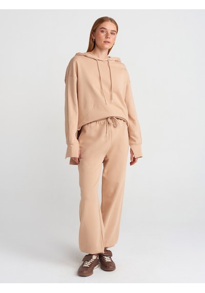 Dilvin 70458 Basic Jogger Pantolon Camel