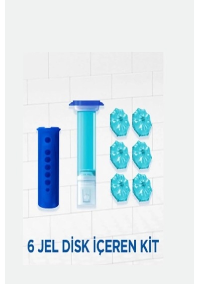 Muscle Klozet Jel Blok, Tuvalet Temizleyici, Lavanta, 36g, 2 Adet