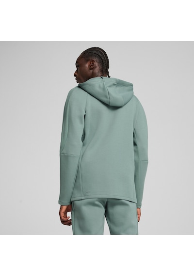 Puma Evostrıpe Erkek Tam Fermuarlı Kapüşonlu Ceket 684613 30 Yeşil