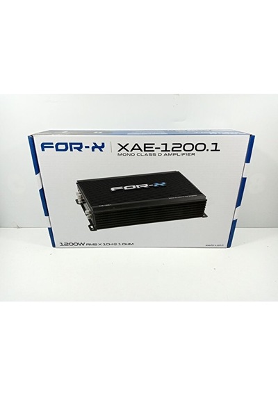Mono Amfi 1200rms Xae-1200.1d Bass Anfisi Bass Kontrollü Mono