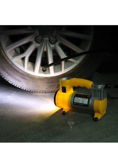 Pro Seri Çelik Gövde Pistonlu 12 V 160 Psi Dakikada 85 Lt Araç Araba Lastik Bot Şişirme Kompresörü