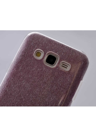 Samsung Uyumlu Galaxy J5 Kılıf Zore Shining Silikon Kırmızı