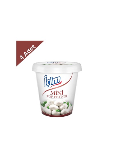 İçim Mini Top Peynir 180 G X 4 Adet - Eğlenceli, Besleyici Ve Pratik Atıştırmalık