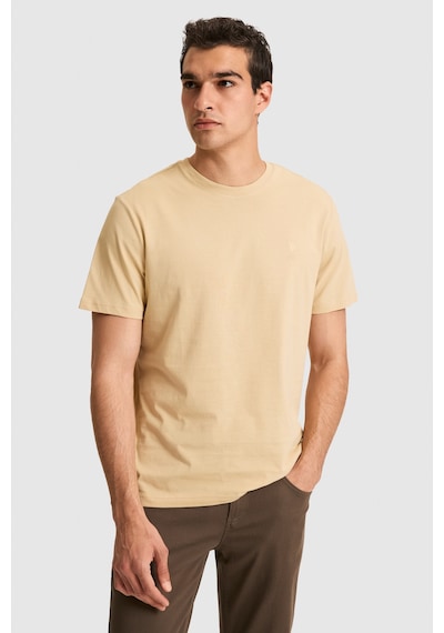 U.s. Polo Assn. Erkek Bej Tişört Basic 50326953-vr011