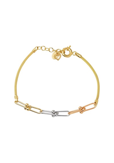 Tiffany Topçuk Zincir Altın Bileklik 14VR139BL Sarı Altın