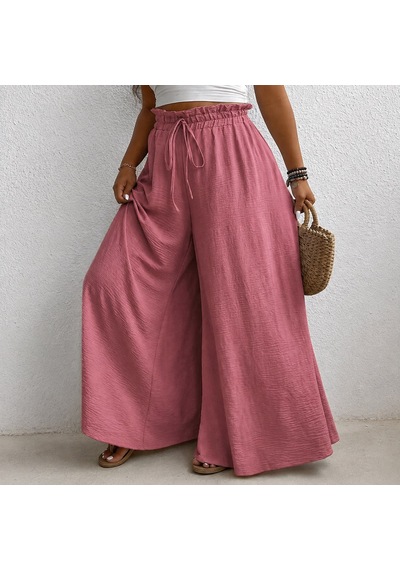 Tuzu Moda Kadın Pantolonu Lastikli Pantolon Bebek Mavisi