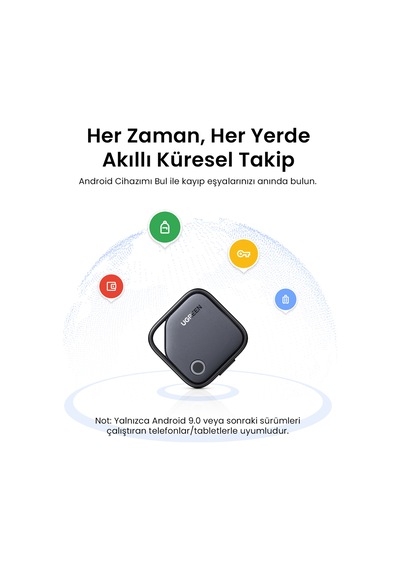 Ugreen Finetrack G Smart Finder Bluetooth 5.4 Apple Uyumlu Sertifikalı Akıllı Takip Cihazı, 65543