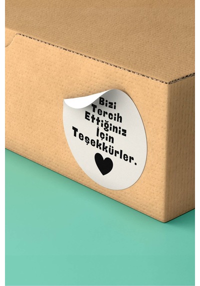Teşekkürler Sticker 3x3cm St2311 Çok Renkli