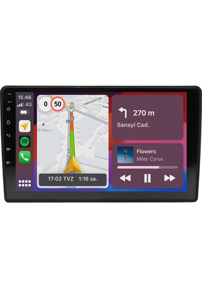 Land Rover Freelander Android Multimedya Sistemi 2006-2009 4gb Ram, 64gb Hafıza, Bluetooth, Carplay & Android Auto Kamera  9"