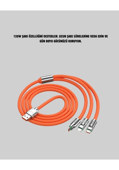 Mey Najmaddin 3 Ü 1 Arada Kablo 120w Hızlı Şarj Ve Veri Aktarımı Özellikli Najmaddin Belirtilmemiş