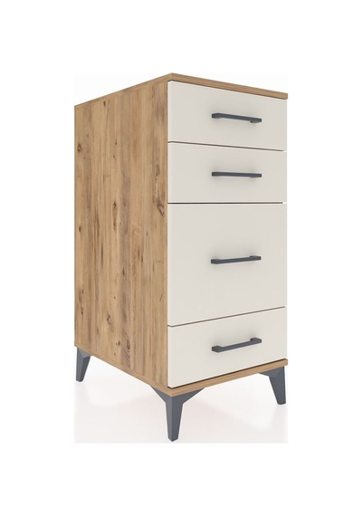 Kronos Komodin 4 Çekmeceli 44x59x96 Çam-aytaşı Atlas Çam