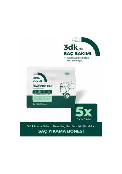 Med-cover Saç Yıkama Bonesi X 5 Adet