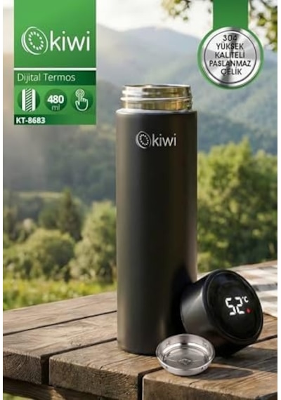 Kt-8633 Akıllı Dijital Termos 480 Ml - Led Sıcaklık Göstergeli 304 Paslanmaz Çelik Süzgeçli Çay Kahve Termosu, Sızdırmaz Isı Koruyucu Renkli Isı Dereceli Mat Siyah Seyahat Mug Matarası Açık Beyaz Kt-8633 Akıllı Dijital Termos 480 Ml - Led Sıcaklık Göstergeli 304 Paslanmaz Çelik Süzgeçli Çay Kahve Termosu, Sızdırmaz Isı Koruyucu Renkli Isı Dereceli Mat Siyah Seyahat Mug Matarası Açık Beyaz