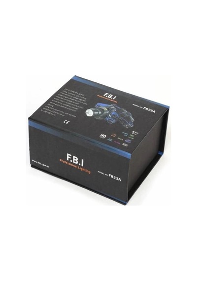 F.b.ı F-823a Su Geçirmez Şarjlı Kafa Lambası Düz Renkli