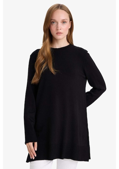 Defacto Regular Fit Bisiklet Yaka Yırtmaçlı Basic Düz Tunik H3431az25wnbk27 Siyah Defacto Regular Fit Bisiklet Yaka Yırtmaçlı Basic Düz Tunik H3431az25wnbk27 Siyah