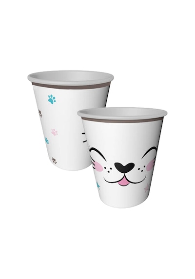 Miss Cat Karton Bardak - 8 Adet