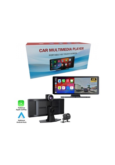 Nyf Mb-250 Dvr Kayıt Cihazı 10 İnç 4k Carplay Ve Android Uyumlu Çift Kameralı 128 Gb Wevolt