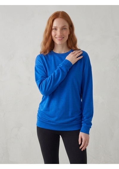 Noux Oyşo Oversize Sweatshirt Mavi