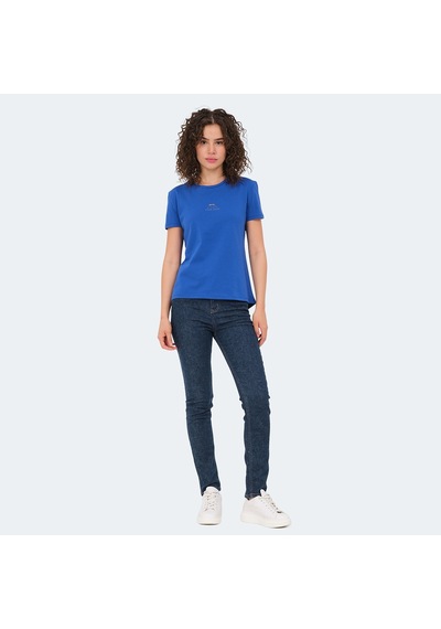 Slazenger VIRAJ Kadın  Saks Mavi Tişört