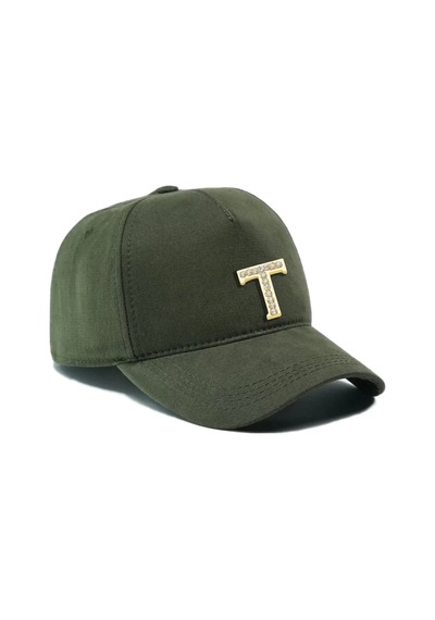 Twingold İsme Özel Gabardin Kep Şapka - Ab01005 - Koyu Haki Koyu Haki
