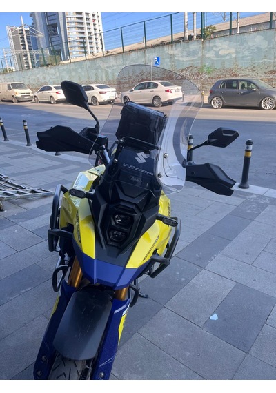 Suzuki Vstrom 800 Uzun Ön Cam Açık Füme 47cm 4mm Zeus